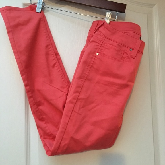 Design Lab Lord & Taylor Pants - Design Lab Salmon Skinny Leg Pants